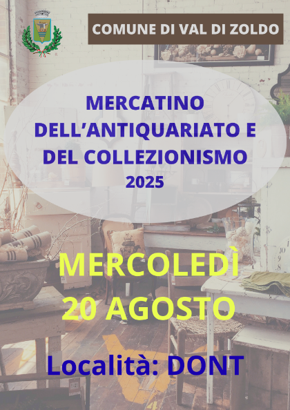 Mercatino dell'Antiquariato 2025 - 20 agosto