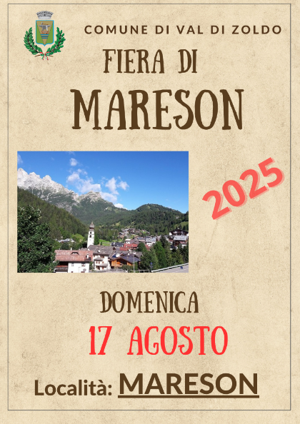 Fiera di Mareson 2025