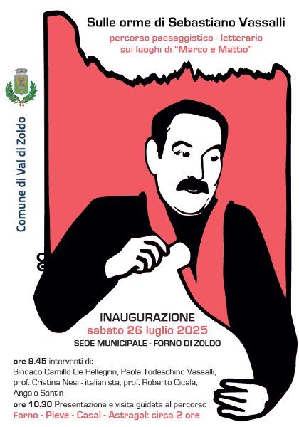 Sulle orme di Sebastiano Vassalli: inaugurazione Sulle orme di Sebastiano Vassalli: inaugurazione
