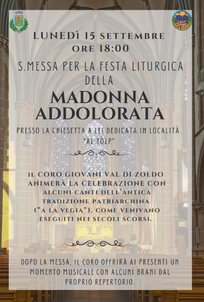 S. Messa presso la chiesetta dell'Addolorata