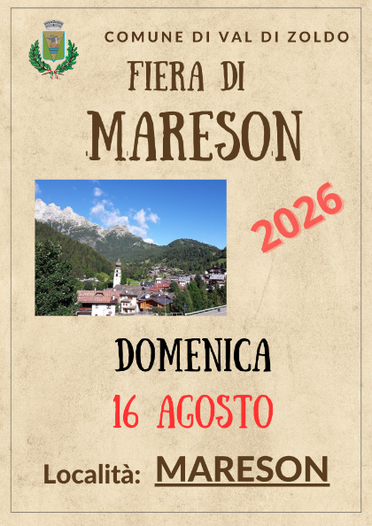 Fiera di Mareson 2026