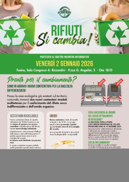 Incontro con Ecomont - La nuova raccolta differenziata