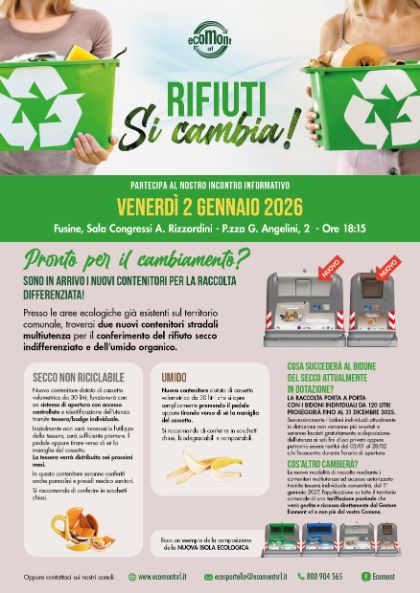 Incontro con Ecomont - La nuova raccolta differenziata