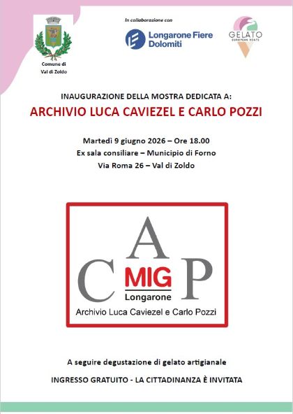 Mostra dedicata all'ARCHIVIO LUCA CAVIEZEL E CARLO POZZI 