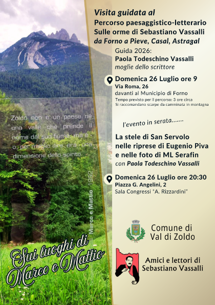 Visita guidata al Percorso paesaggistico-letterario. Sulle orme di Sebastiano Vassalli