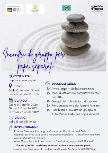 Incontri di gruppo per papà separati