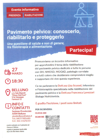 Incontro suLPAVIMENTO PELVICO: conoscerlo, riabilitarlo e porteggerlo