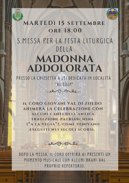 S. Messa dell'Addolorata - 15 settembre