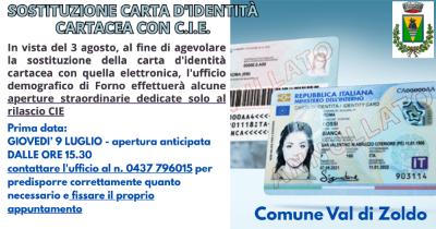 RILASCIO CIE