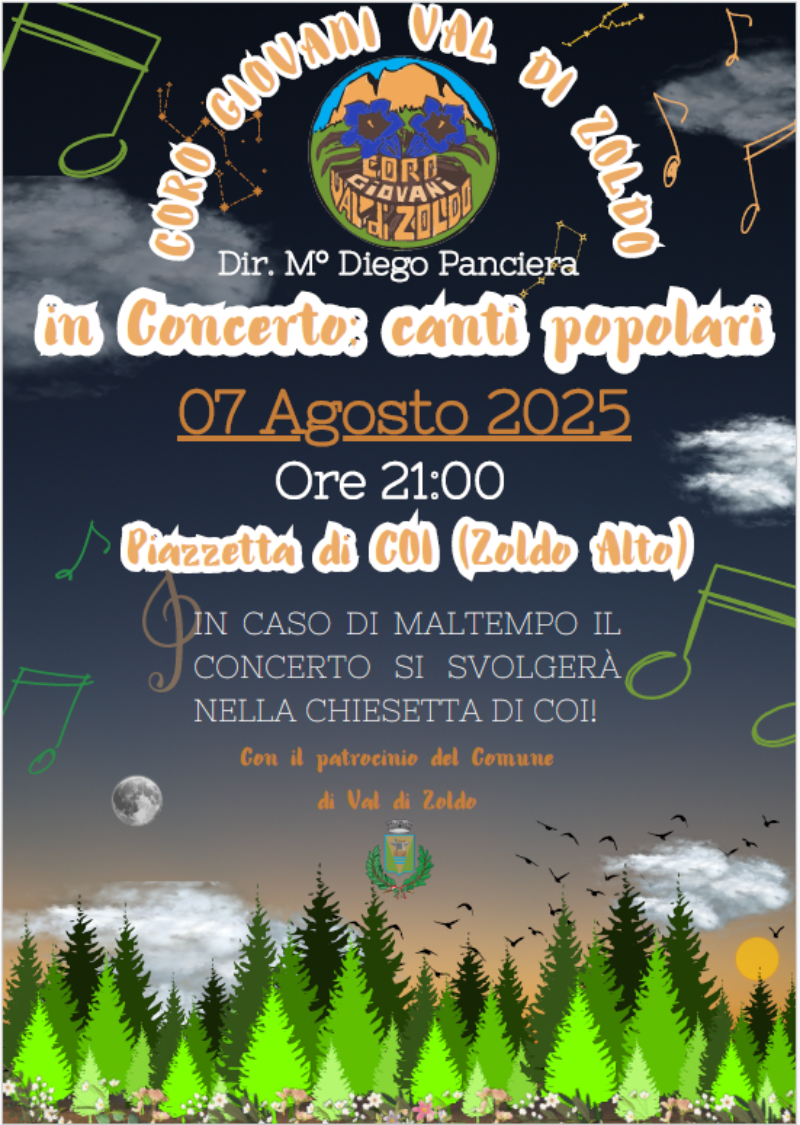 concerto Coi 7 agosto