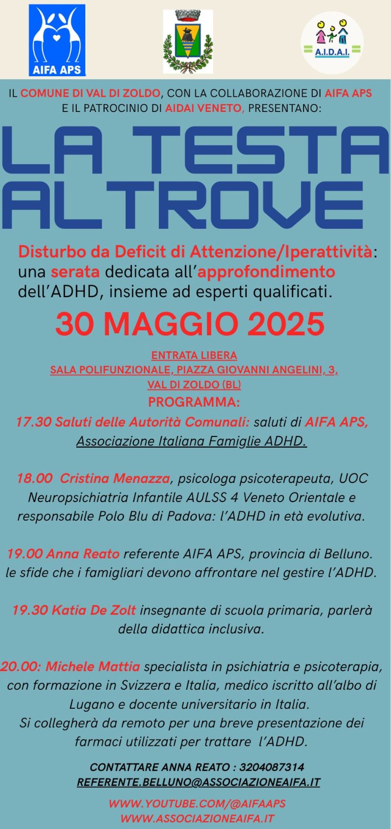 La testa altrove